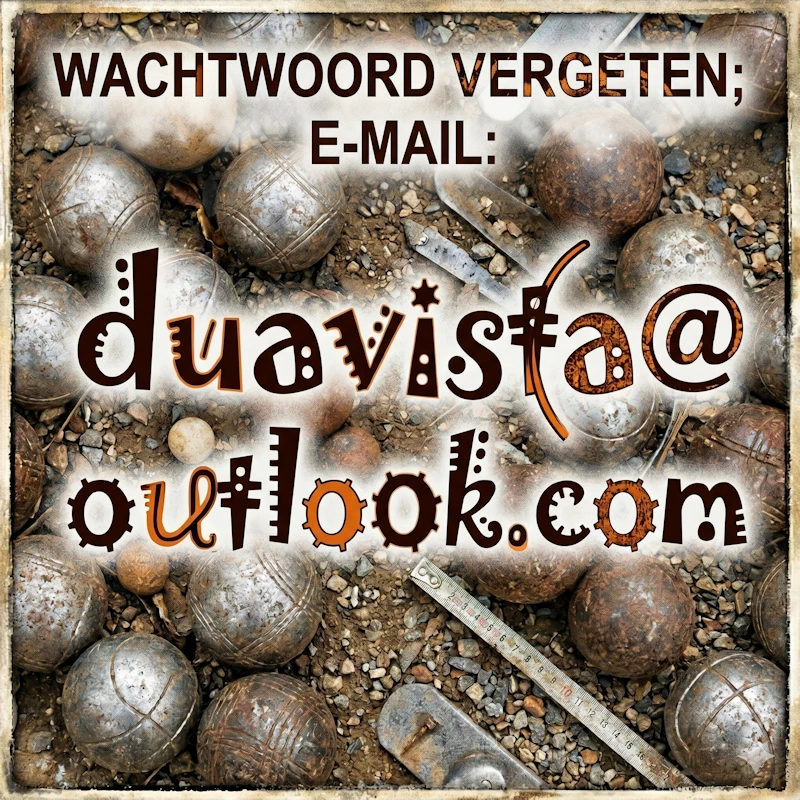 Contactadres voor vergeten wachtwoord